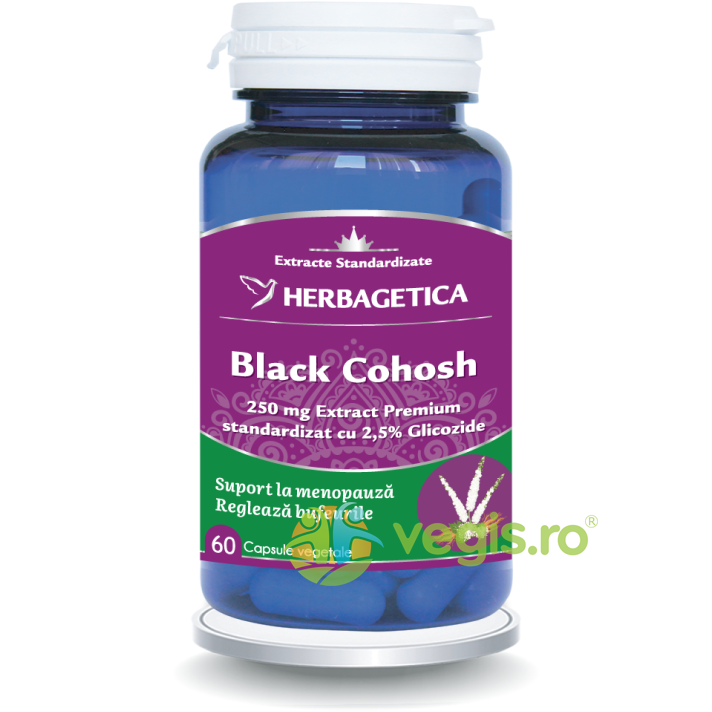 Black Cohosh 250mg 60cps vegetale