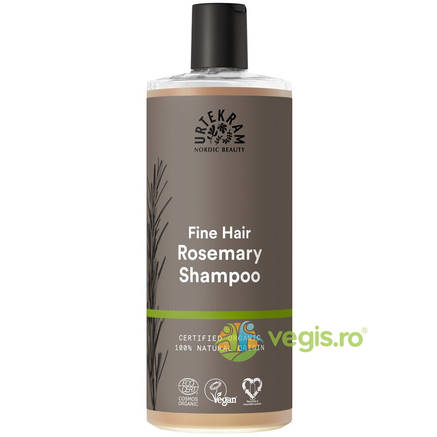 Sampon pentru Par Fin cu Rozmarin Bio 500ml