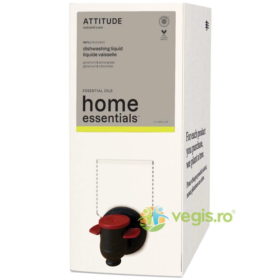 Rezerva Lichid de Vase cu Muscata si Lemongrass 2L