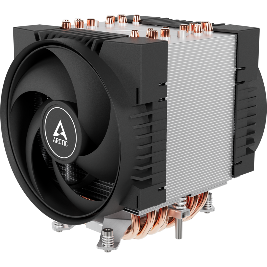 Cooler Freezer 4U-SP5 pentru AMD SP5 Racire cu Aer Single Tower Inaltime 4U 300 - 3300RPM Negru