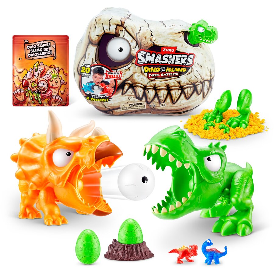 Oferte la Jucarie Smashers - T-Rex Battles Playset, Toy Figure (Assorted Item)
