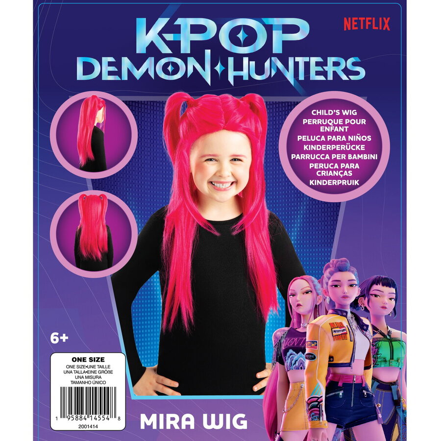 Peruca K-Pop Demon Hunters Mira 6+ Ani