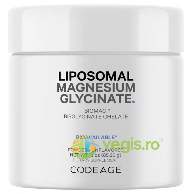 Magneziu Glicinat Lipozomal si Magneziu Bisglicinat Lipozomal - Formula Avansata pentru Absorbtie Superioara 85.20g