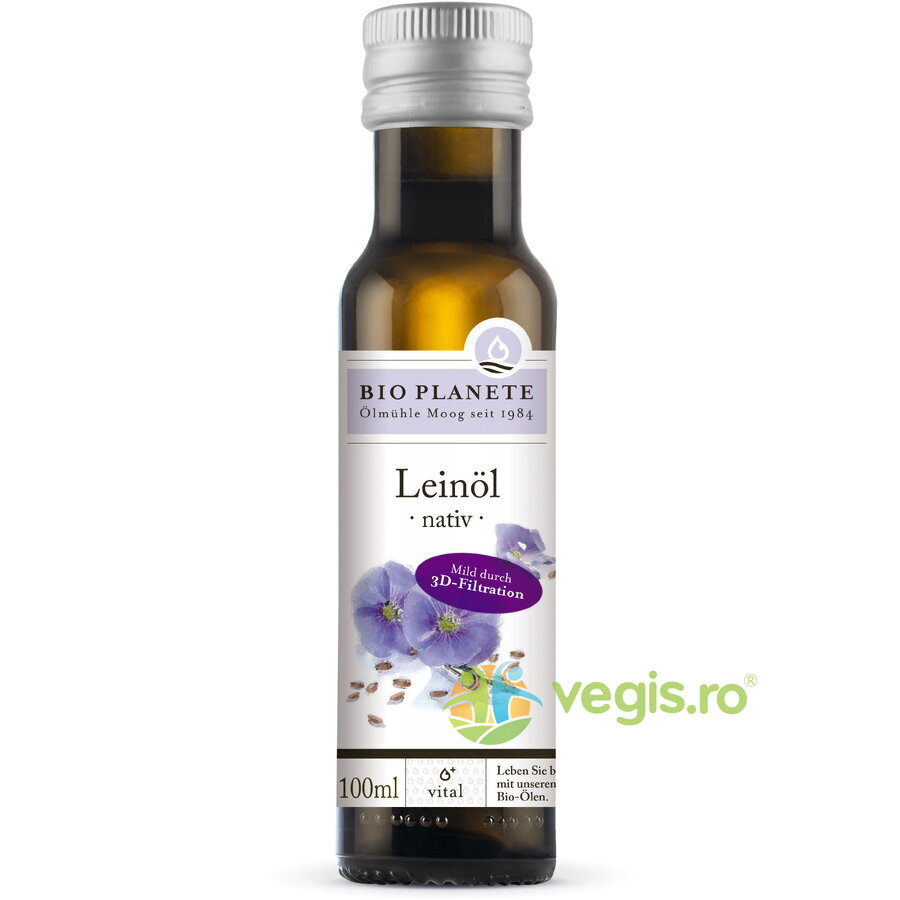 Ulei din Seminte de In Nativ Ecologic/Bio 100ml