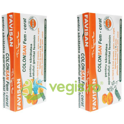 Pachet Colonsan Fem Cerat pentru Femei cu Laptisor de Matca Bio 19g +19g