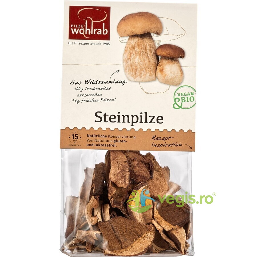 Ciuperci Hribi Deshidratate Ecologice/Bio 20g