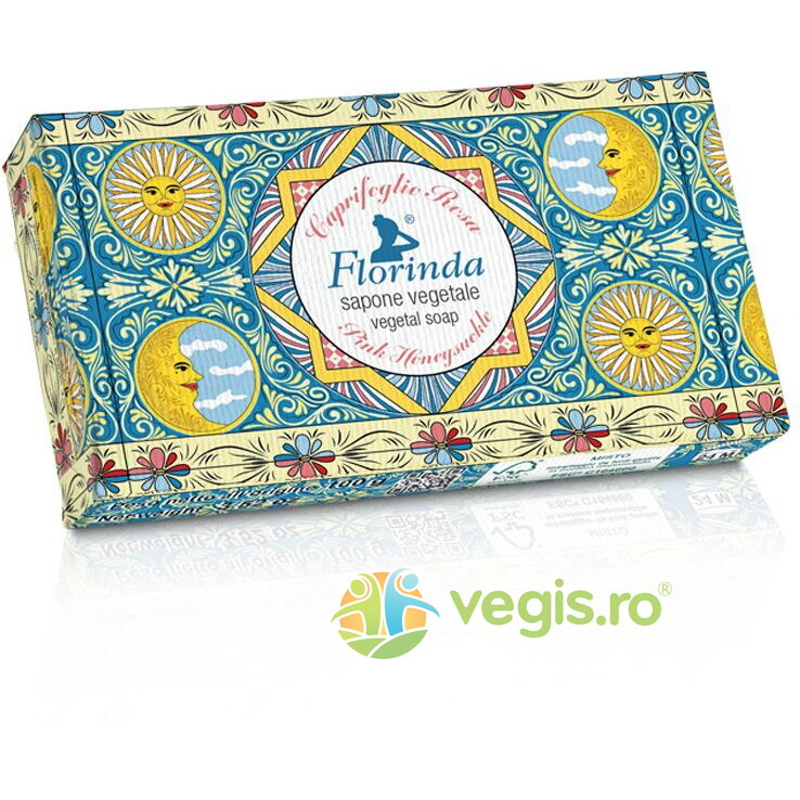 Sapun Vegetal pentru Maini si Corp Pink Honeysuckle Botteghe Del Sole Florinda 100g