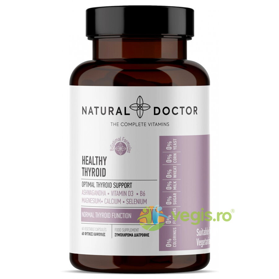 Healthy Thyroid - Functionarea Normala a Tiroidei 60cps vegetale