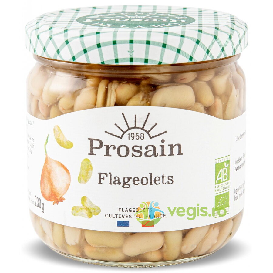 Boabe de Fasole Alba la Borcan Ecologica/Bio 345g