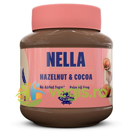 Crema Tartinabila cu Alune de Padure fara Zahar Nella 350g