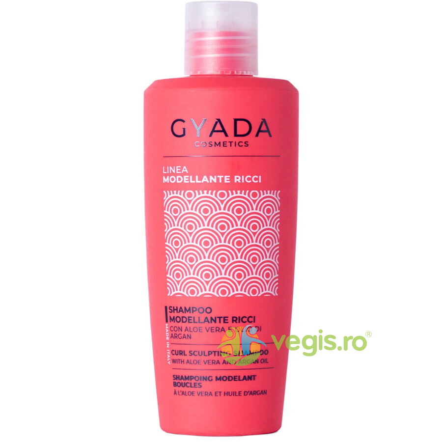 Sampon pentru Par Ondulat cu Aloe Vera si Ulei de Argan fara Sulfati 250ml