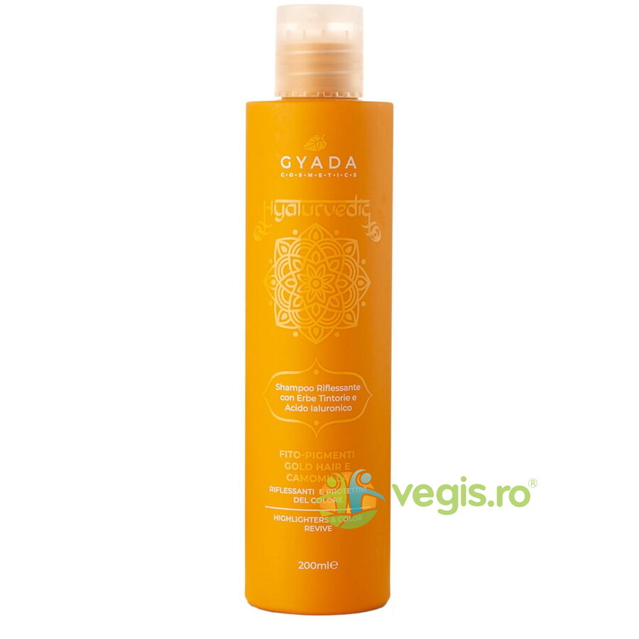 Sampon Revitalizant pentru Par Blond cu Acid Hialuronic si Curcuma 200ml