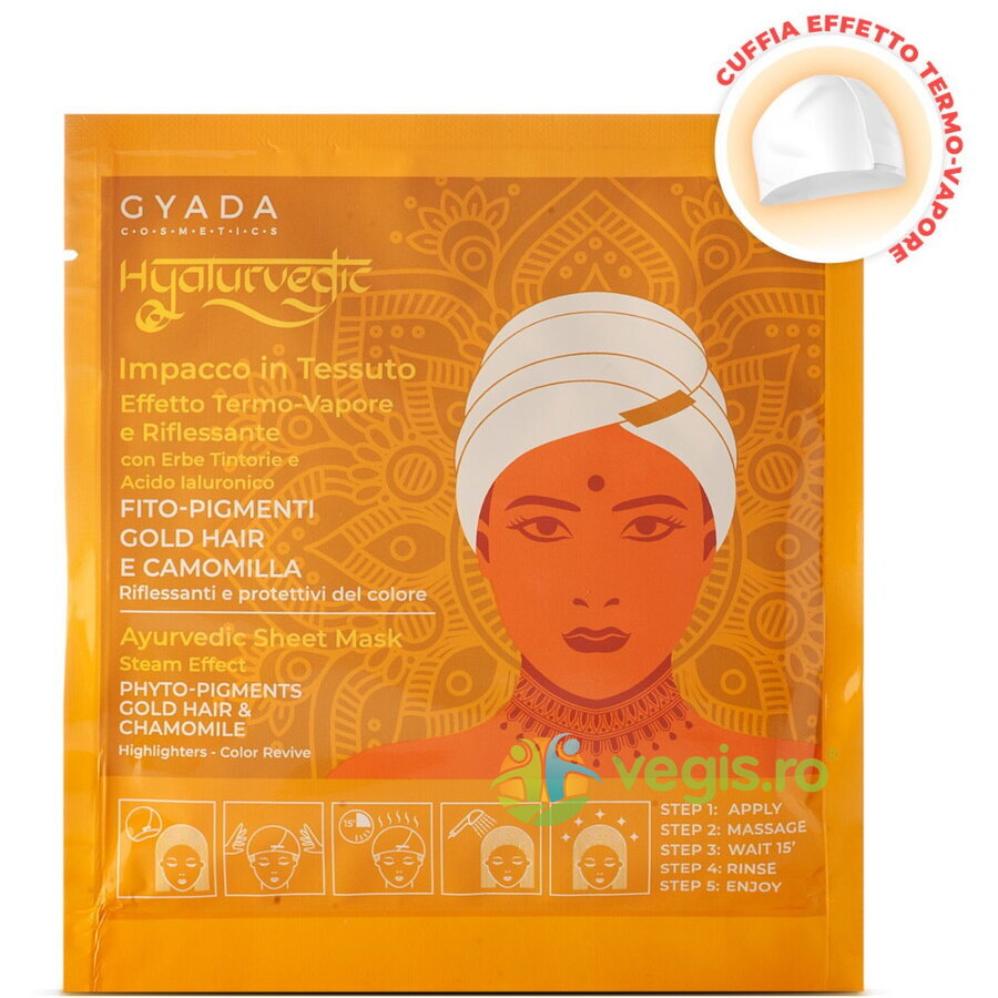 Masca Revitalizanta Tip Casca cu Efect Termic pentru Par Blond 1buc