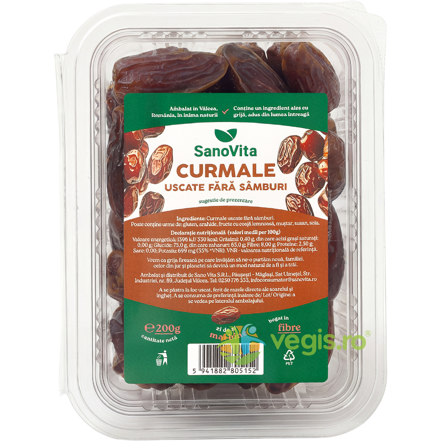 Curmale Uscate fara Samburi 200g