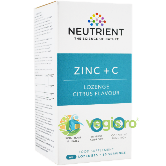 Zinc + Vitamina C 60cpr masticabile