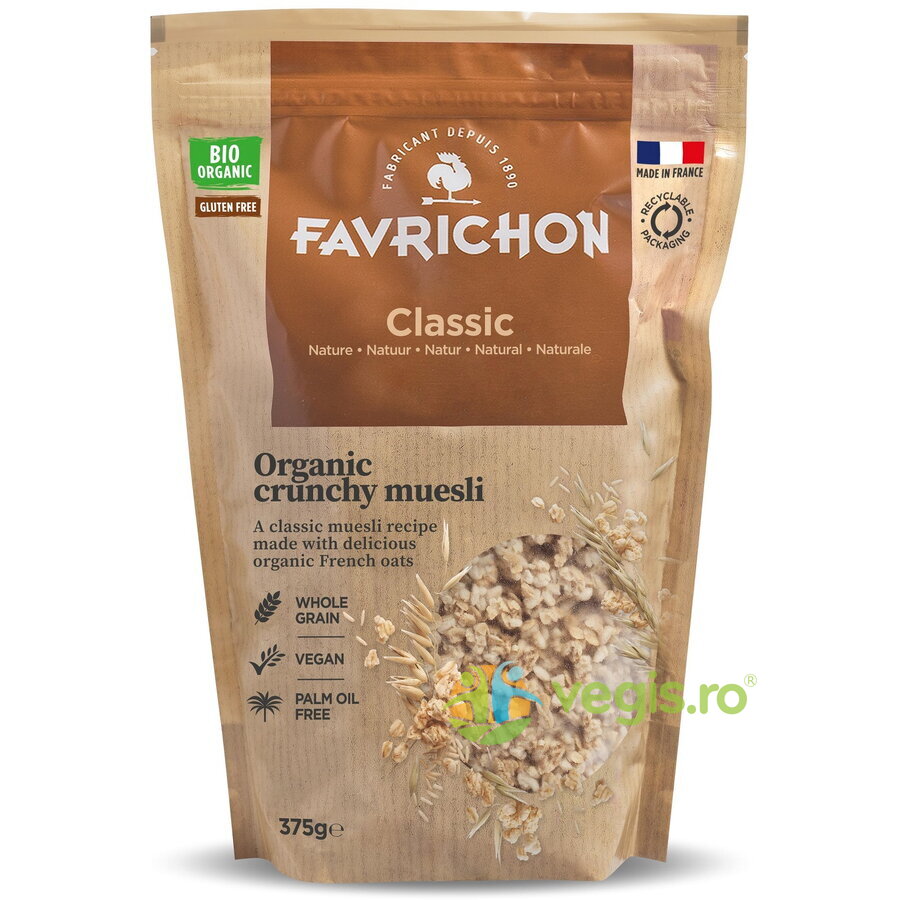 Musli cu Cereale Integrale si Nuca de Cocos fara Gluten Ecologic/Bio 375g