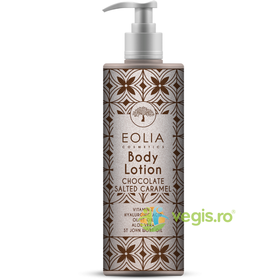 Lotiune de Corp cu Acid Hialuronic, Ciocolata si Caramel Sarat 250ml