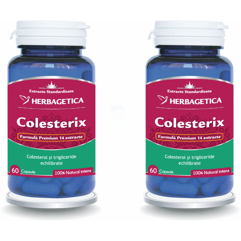 Pachet Colesterix 60cps+60cps (50%reducere la al doilea produs)
