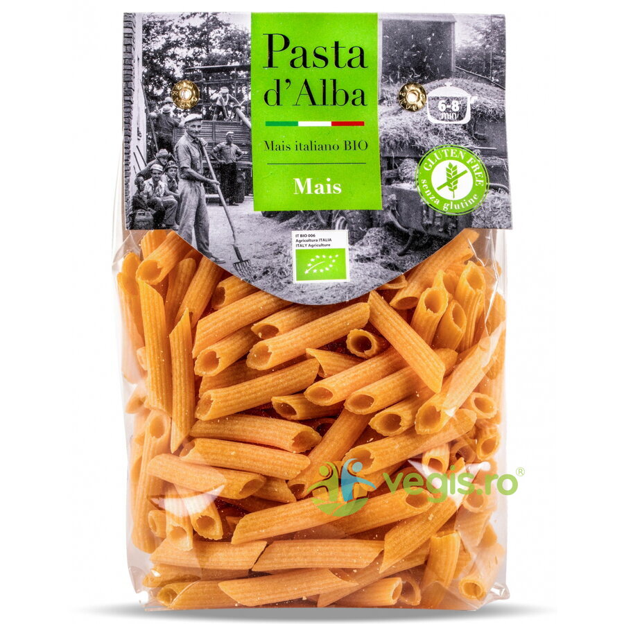 Paste Penne din Porumb fara Gluten Ecologice/Bio 250g
