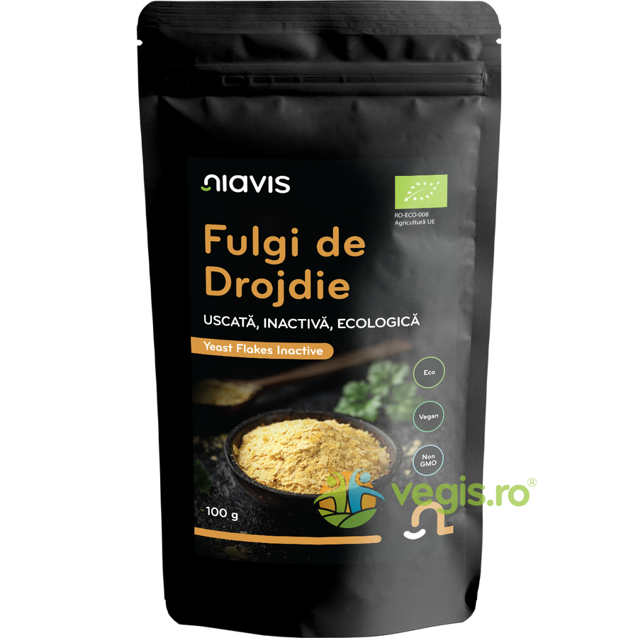 Fulgi de Drojdie Uscata Inactiva Ecologici/Bio 100g