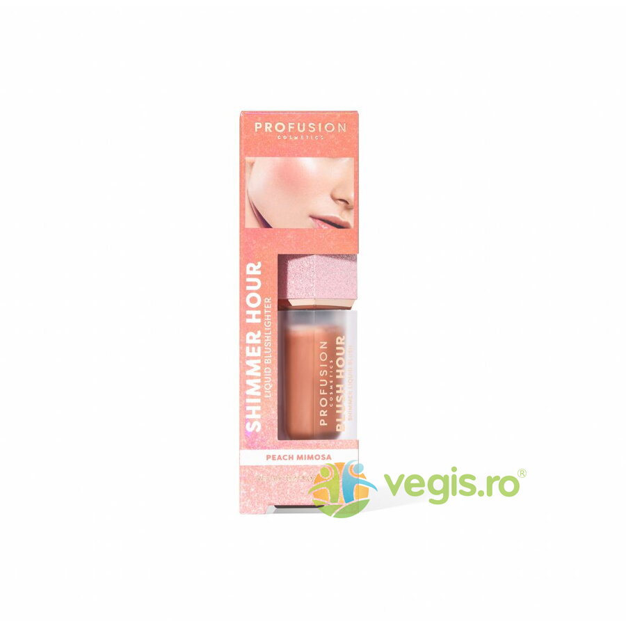 Blush Iluminator Lichid Shimmer Hour, Peach Mimosa 6ml