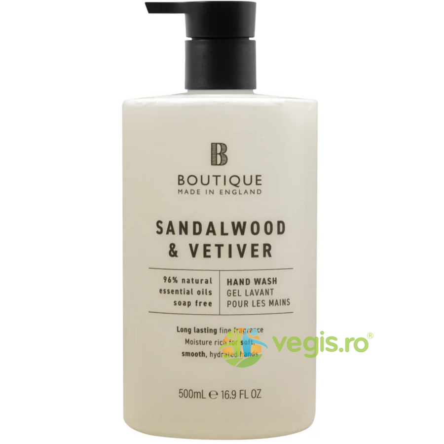 Sapun Lichid cu Parfum de Lemn de Santal si Vetiver 500ml