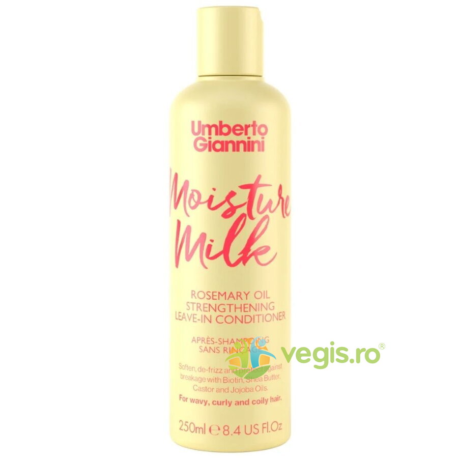Balsam Leave-In Fortifiant cu Ulei de Rozmarin Moisture Milk Strong Curls 250ml