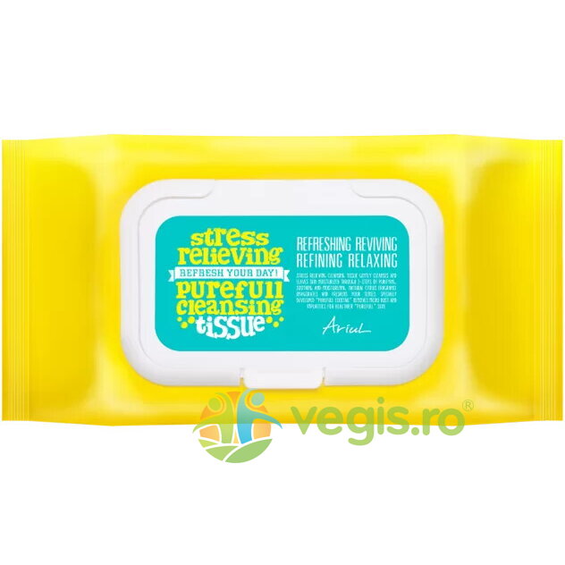 Servetele de Curatare a Tenului Stress Relieving Purefull 80buc