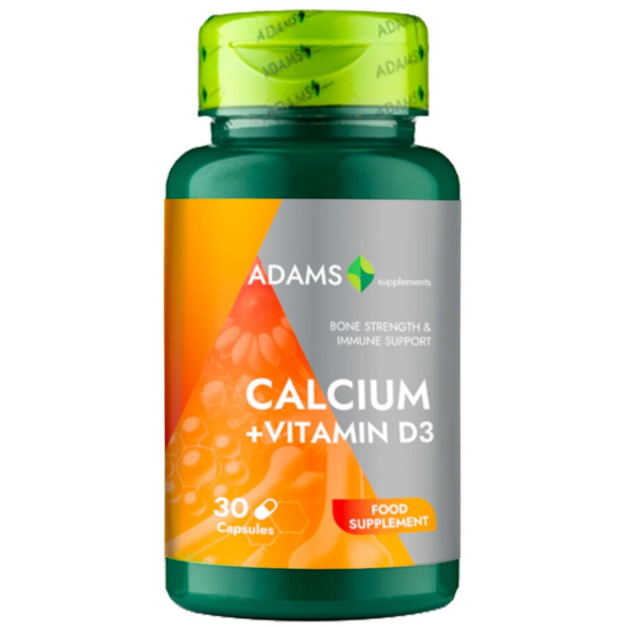 Calciu + Vitamina D3 30cps