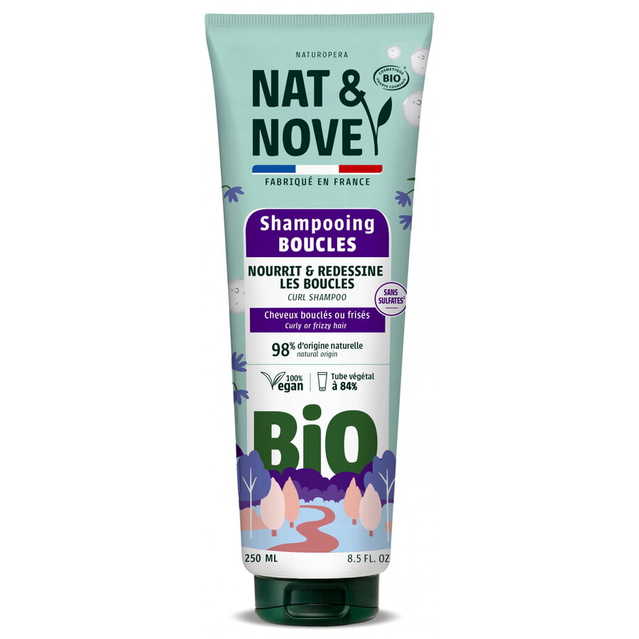 Sampon pentru Par Cret cu Extract de Nalba Bio 250ml