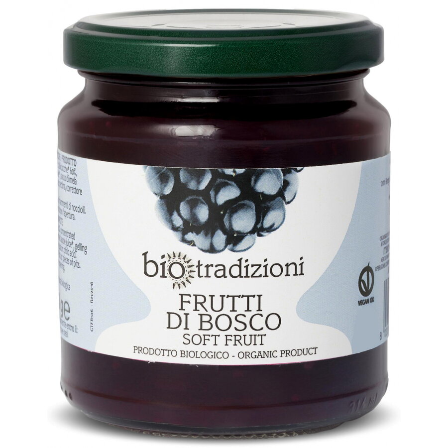 Gem de Fructe de Padure fara Zahar Ecologic/Bio 320g