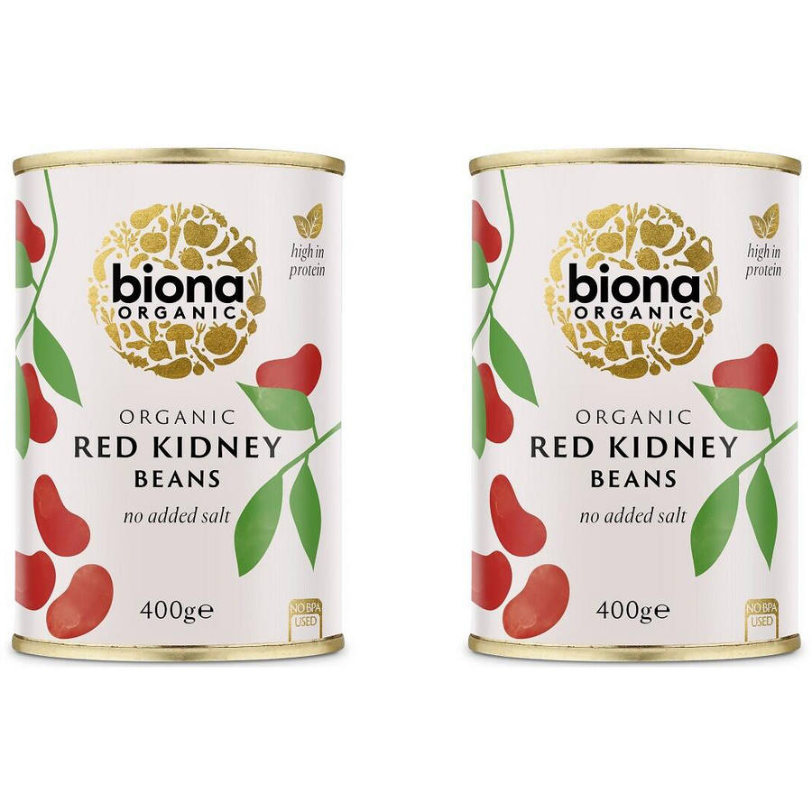 Pachet Fasole Rosie Kidney Ecologica/Bio 400g + 400g