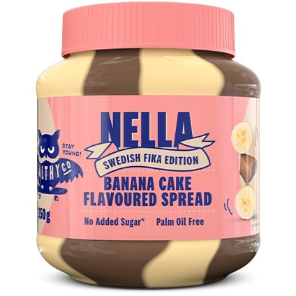 Crema Tartinabila cu Cacao si Banana cu Stevie Banana Cake fara Zahar Adaugat 350g