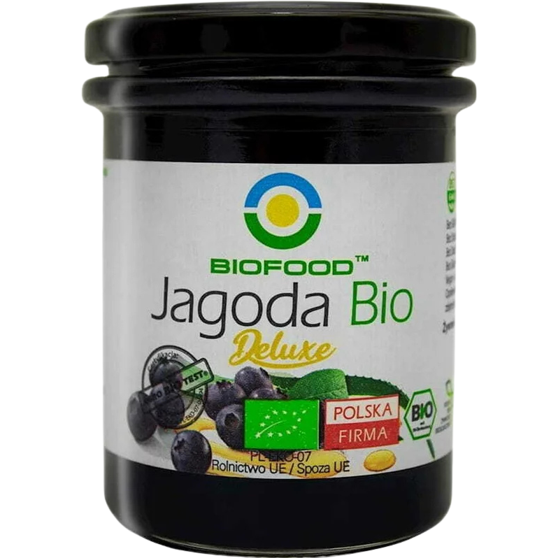 Afine de Padure Intregi in Sirop de Agave Ecologice/Bio 200g
