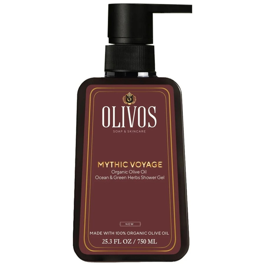 Gel de Dus cu Ulei de Masline si Parfum Proaspat de Ocean si Plante Verzi Mythic Voyage 750ml