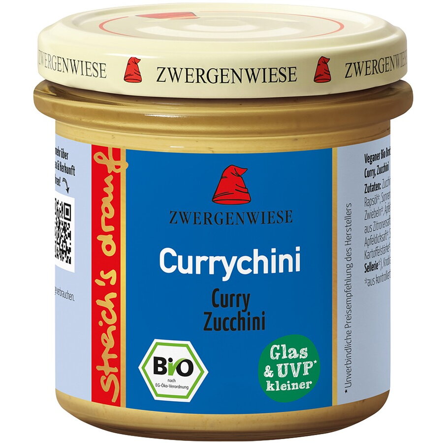 Crema Tartinabila cu Zucchini si Curry fara Gluten Ecologica/Bio 135g