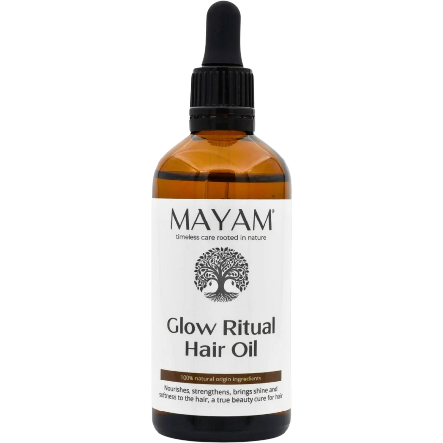 Ulei de Par Nutritiv si Revitalizant cu Ulei de Ricin, Cocos si Amla Glow Ritual 100ml