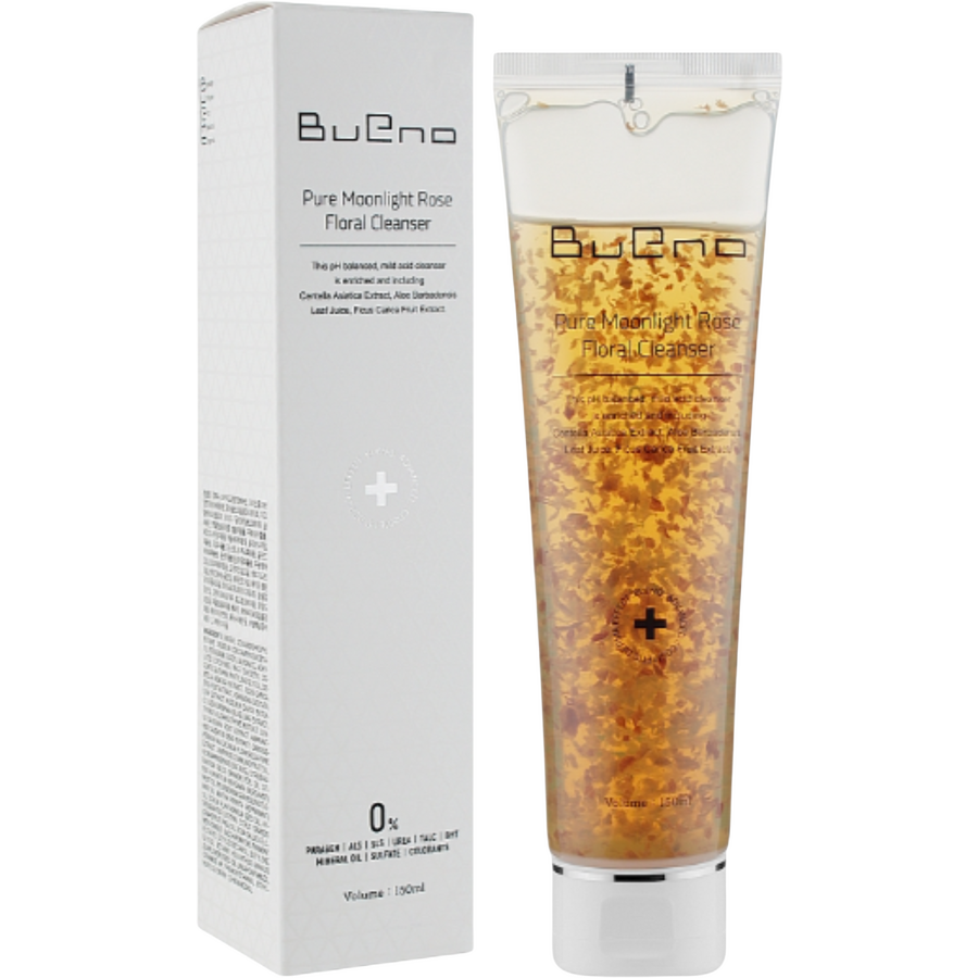 Gel de Curatare Subacidic pentru Controlul Sebumului cu Petale de Trandafir Pure Moonlight Rose Floral Cleanser 150ml