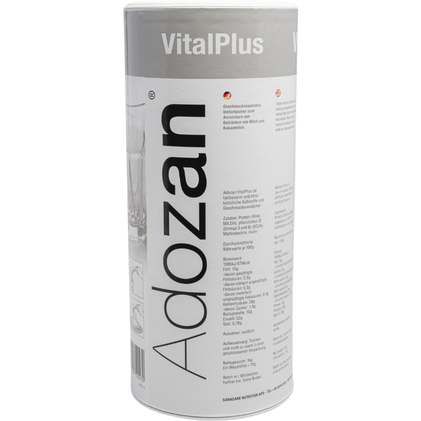 Pudra Nutritiva Completa Vital+ cu Fibre si Proteine ​​(Gust Neutru) 1kg
