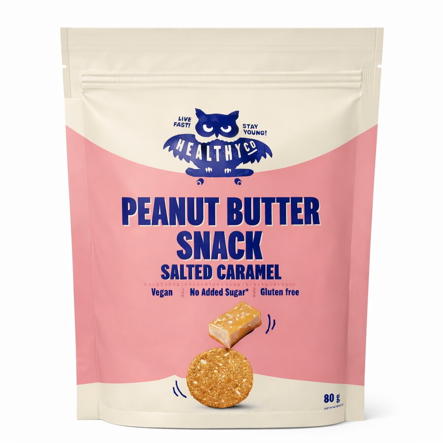 Mini Gustari cu Unt de Arahide si Caramel Sarat fara Zahar Adaugat 80g
