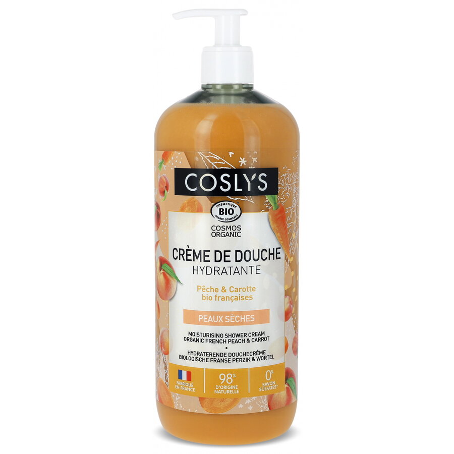 Crema Bio de Dus Hidratanta cu Piersici si Morcovi Format Mare 1L