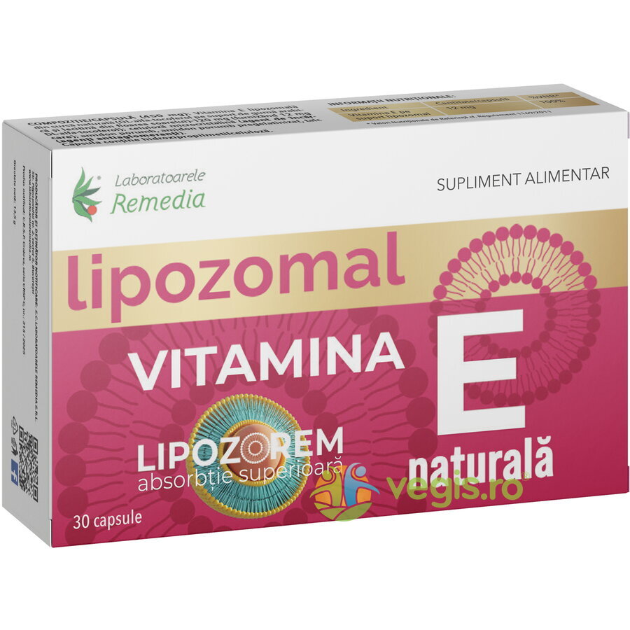 Vitamina E Lipozomala 12mg 30cps