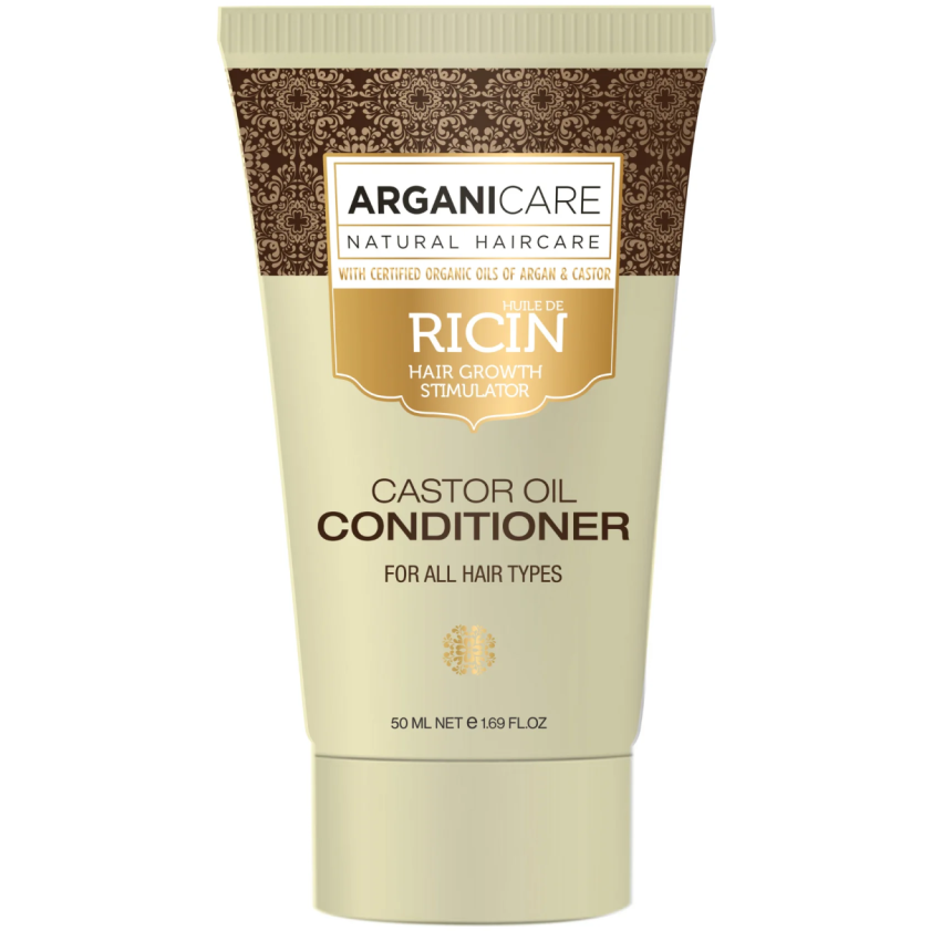 Balsam pentru Stimularea Cresterii Parului cu Ulei de Ricin pentru Toate Tipurile de Par Travel Size 50ml