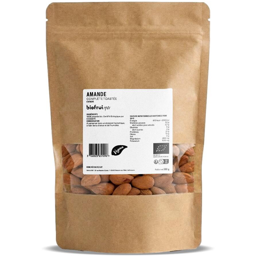 Migdale Coapte Ecologice/Bio 500g