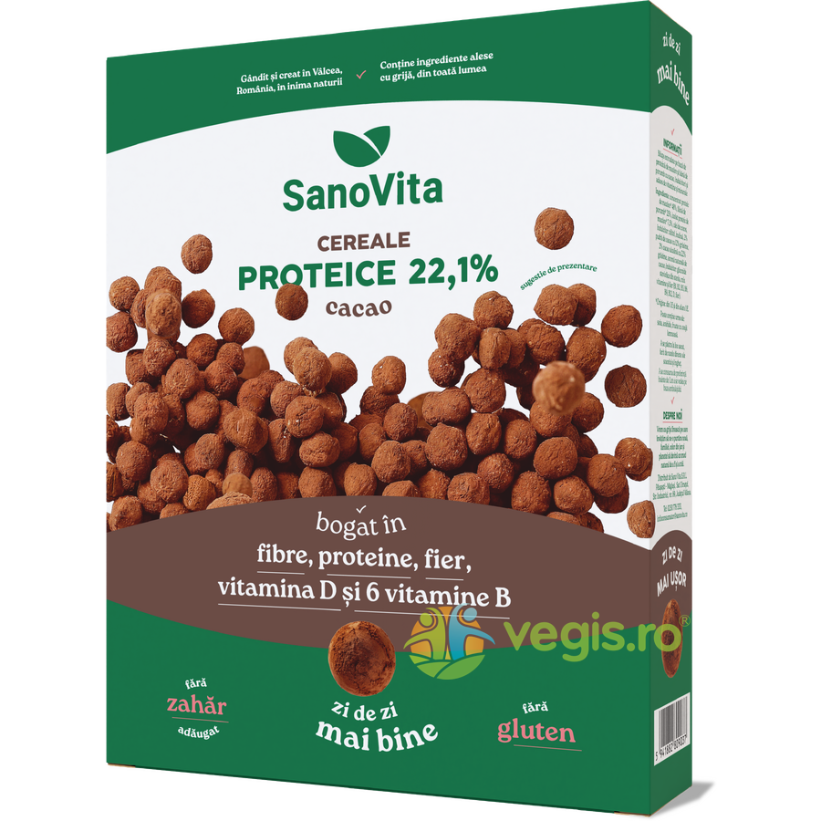 Cereale Proteice cu Cacao 250g