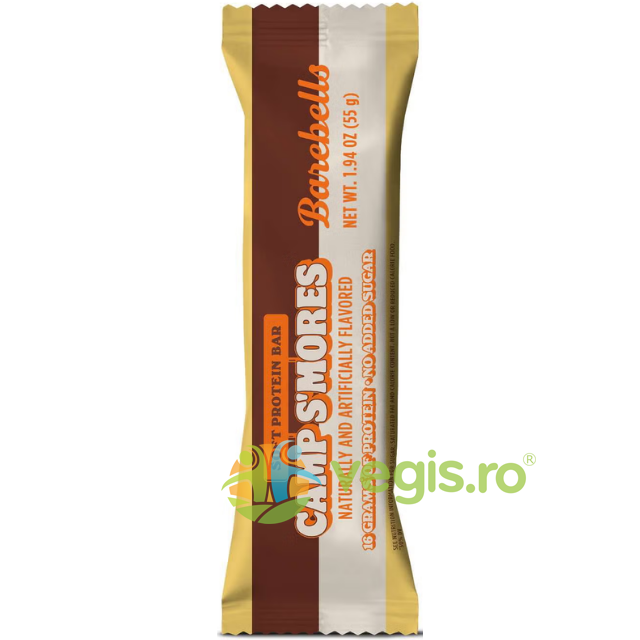 Baton Proteic cu Aroma de Bezea Caramelizata 55g
