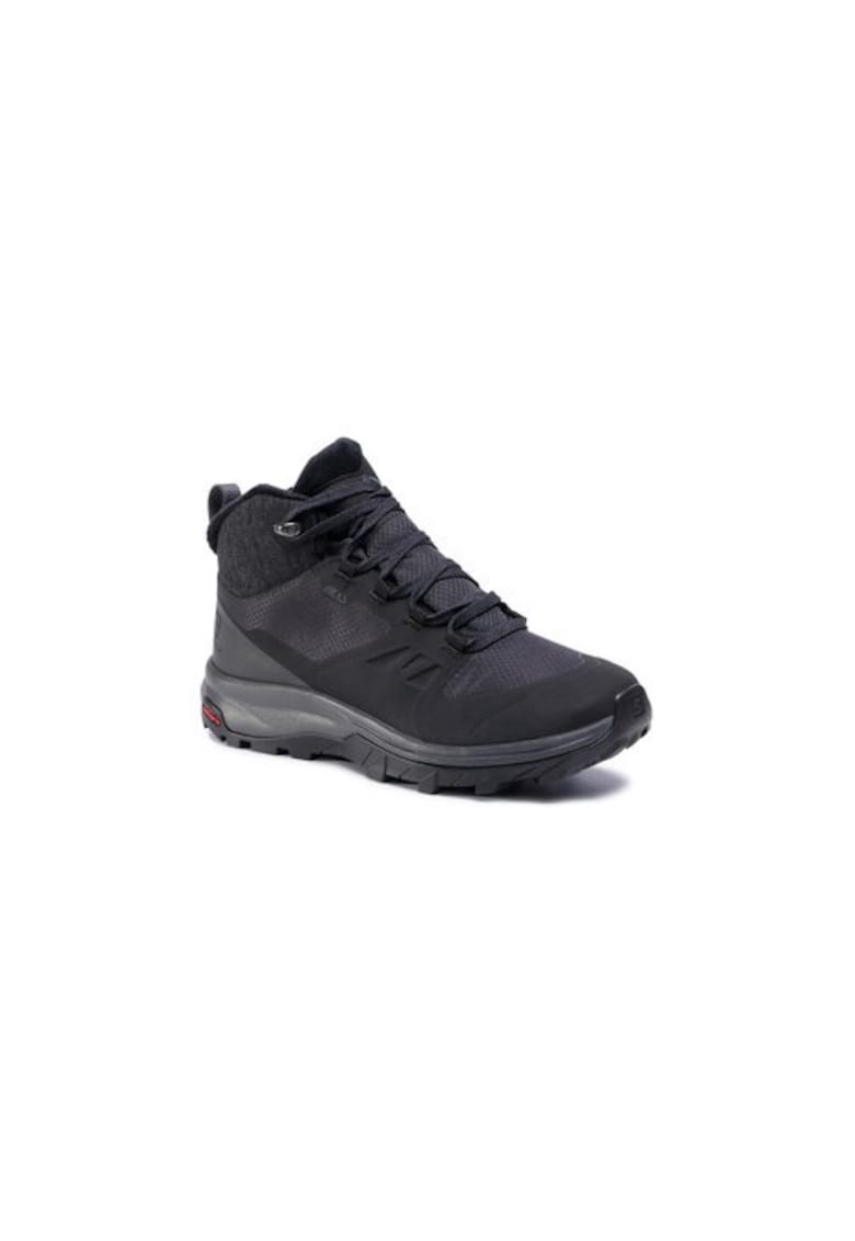 Bocanci trekking dama  207228566 - Sintetic - Negru - Negru