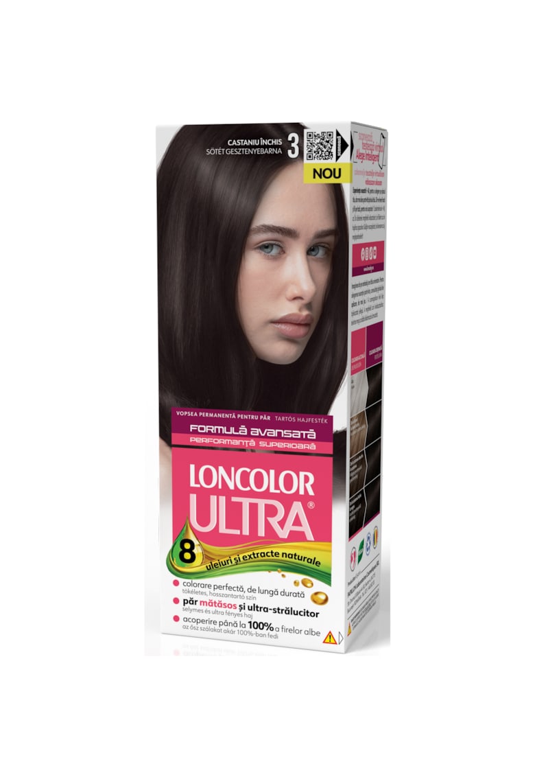 Vopsea de par permanenta  Ultra  - 100 ml - 03
