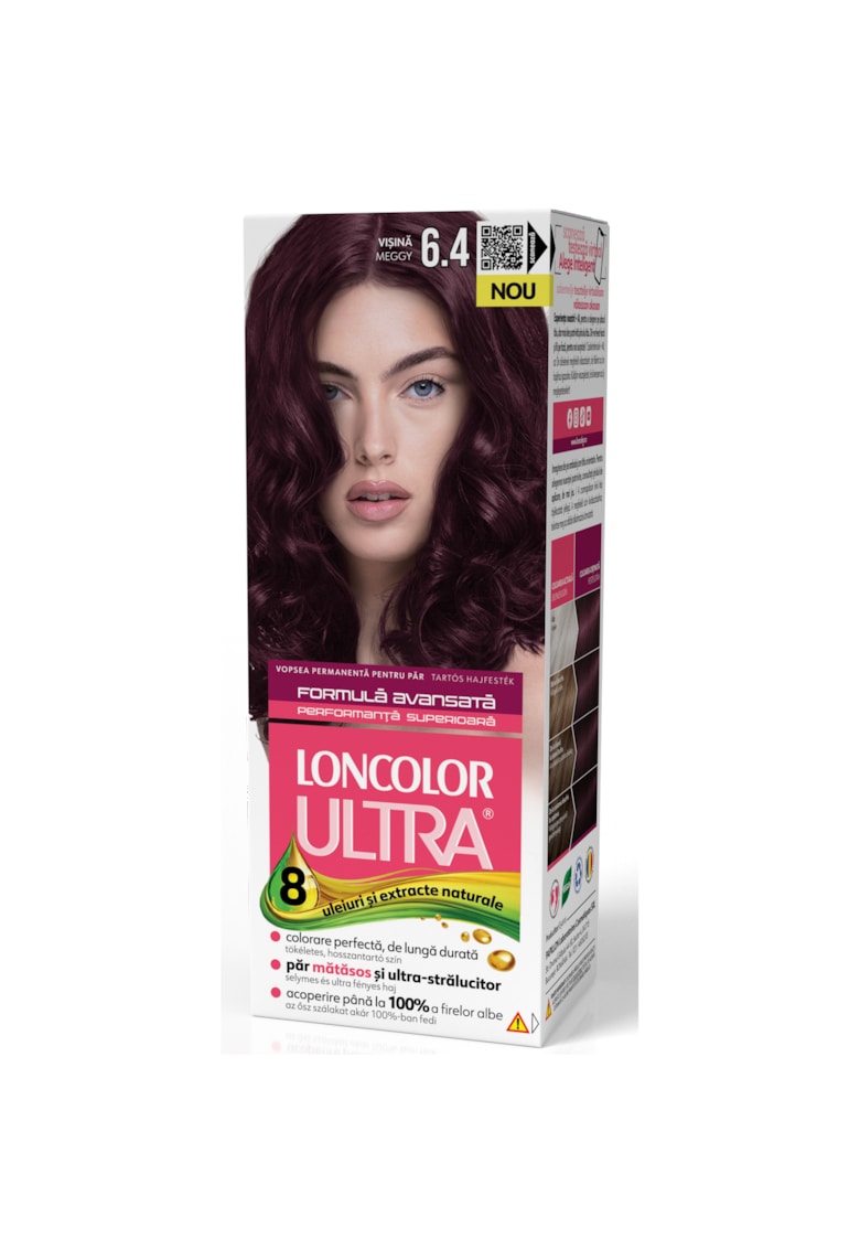 Vopsea de par permanenta  Ultra  - 100 ml - 6.4