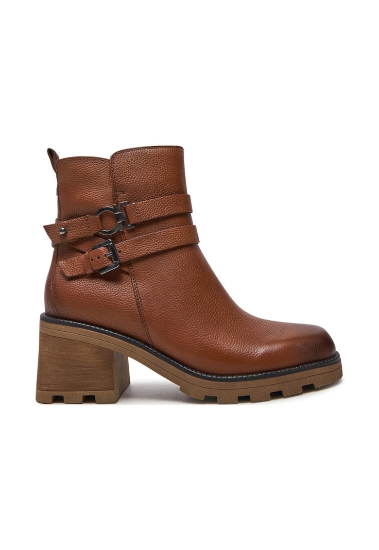 Botine dama -  304310 - Piele naturala - Maro1
